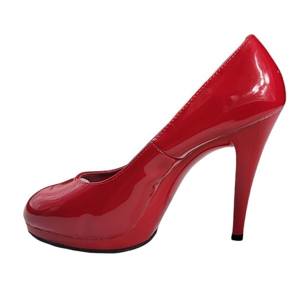 Fabulicious Red Pumps Heels Size 9 - Picture 1 of 11
